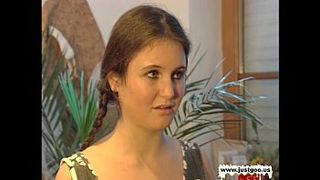 Три учителя в кабинете поимели милую студентку с косичками во все дырочки